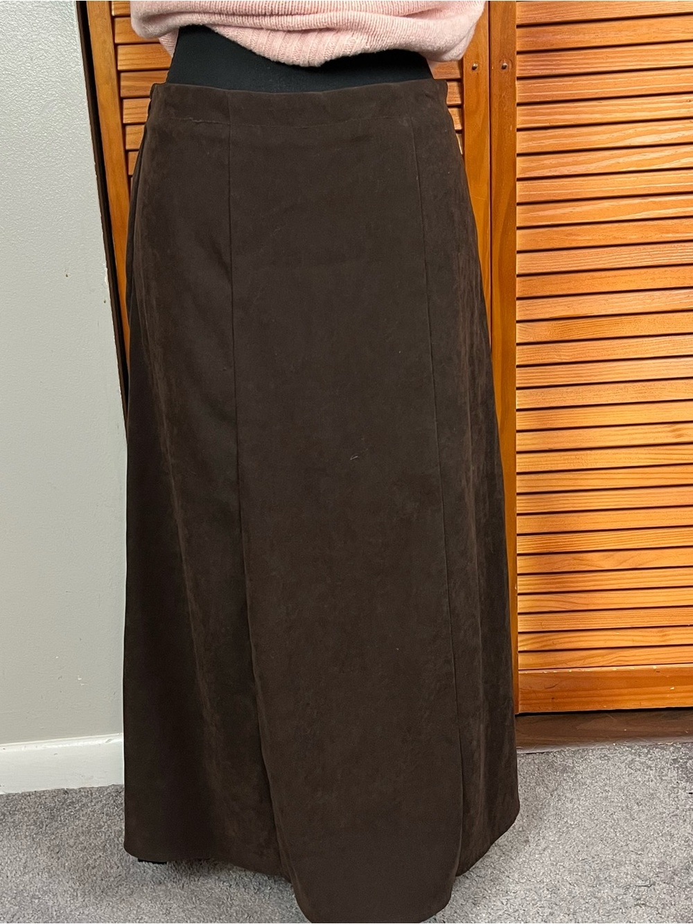 Elementz Dark Brown Maxi Skirt
